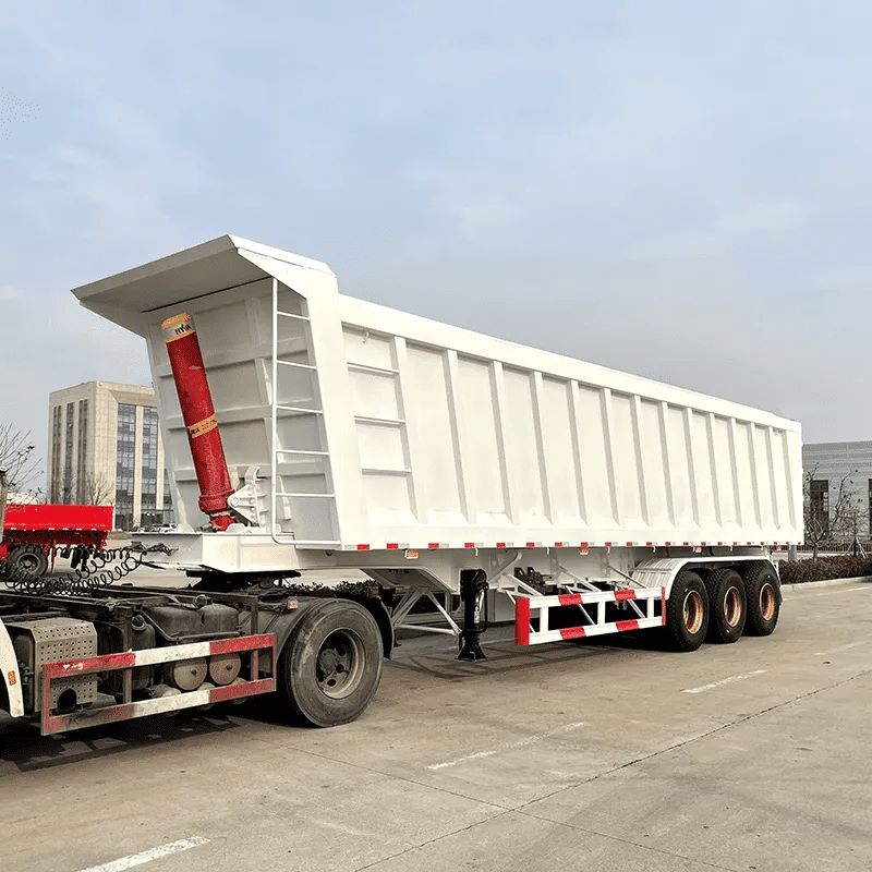 U-Type Three-Axle Rear Dump Semi-Trailer