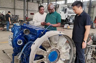 Ugandan customers recently visited our company for field inspection
