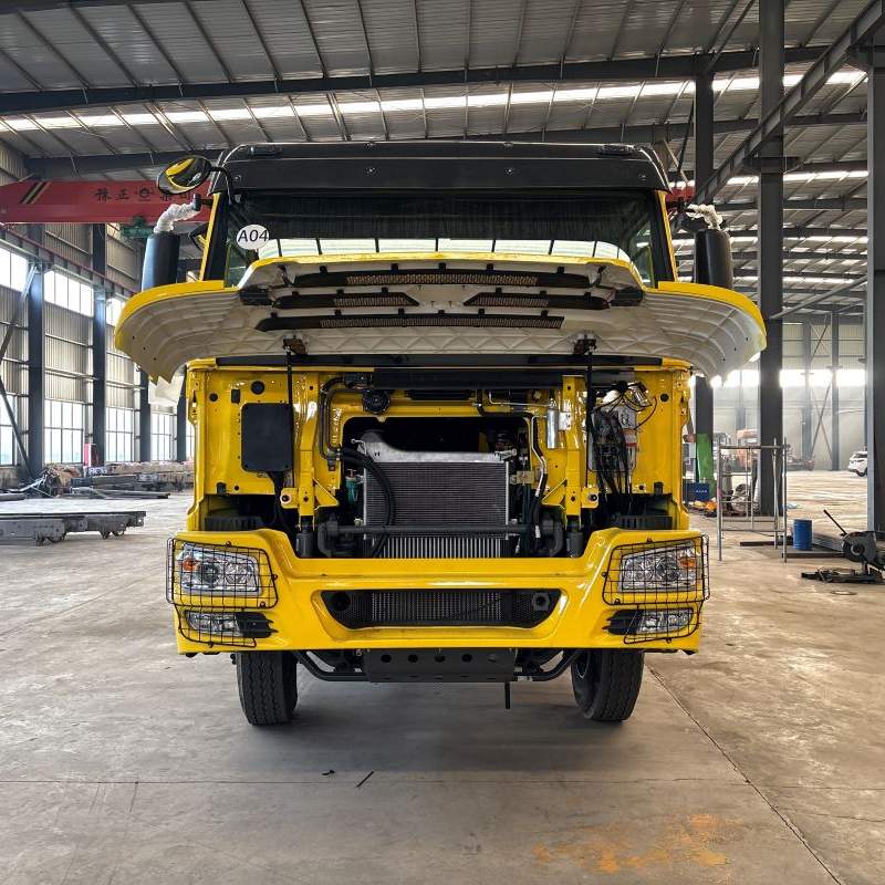 HOWO 371 Yellow Dump Truck