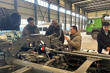 The Congolese customer decided to go to the domestic factory in person for a site visit
