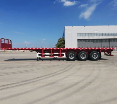 Three Axle Flatbed Semi-Trailer