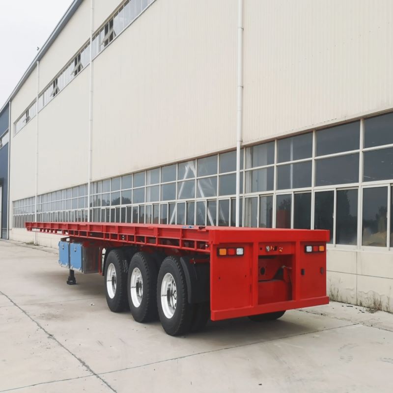 Three Axle Flatbed Semi-Trailer