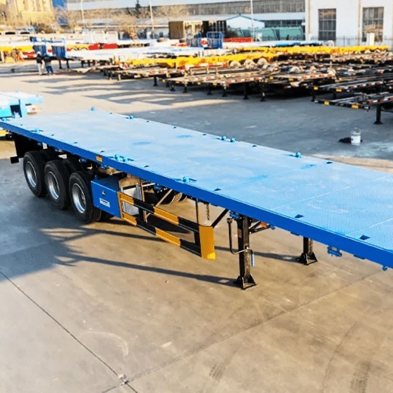 Three Axle Flatbed Semi-Trailer